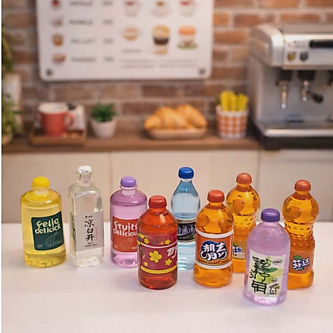 j360ขวดรวมจิ๋วจำลองของเล่นเซตละ 10 ชิ้น