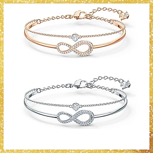 กำไลข้อมือ Infinity Bracelet ความรักนิรันดร์ สร้อยข้อมือ คริสตัลแฟชั่น ของขวัญสำหรับคนพิเศษ พร้อมส่ง