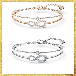กำไลข้อมือ Infinity Bracelet ความรักนิรันดร์ สร้อยข้อมือ คริสตัลแฟชั่น ของขวัญสำหรับคนพิเศษ พร้อมส่ง