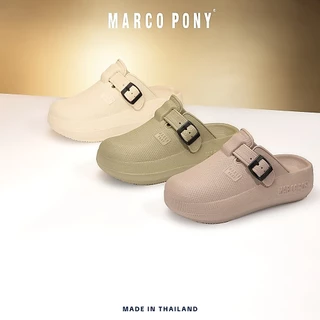MARCO PONY รองเท้าผู้หญิง รองเท้าเปิ กันลื่น พื้นหนา รองเท้านิ่มเหมือนเหยียบอึ เพิ่มความสูง EVA รองเท้าแตะนุ่ม MH9029