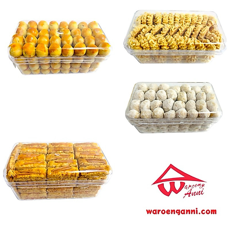 Indonesia Kue Kering Cookies Nastar / Kastangel / Putri Salju / Sagu Keju 350 gram