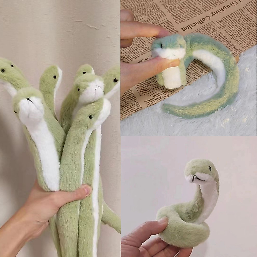 📌พร้อมส่งด่วนจากกรุงเทพ📌ตุ๊กตางูยาวนุ่มนิ่ม ของเล่นขนนุ่ม ตุ๊กตาสัตว์น่ารัก ที่รัดข้อมือ รัดผม
