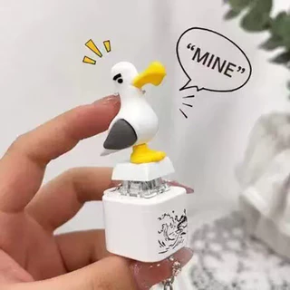 ตลก Seagull เสียงพวงกุญแจความเครียดบรรเทาของเล่น Mine Noise Key แหวนของขวัญที่สมบูรณ์แบบสําหรับเพื่อน