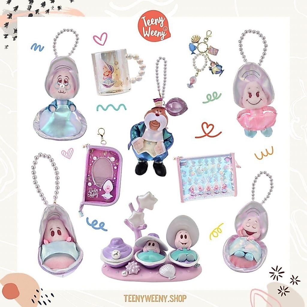 พวงกุญแจห้อยกระเป๋าเบบี้ออยสเตอร์ Baby Oysters Keychain