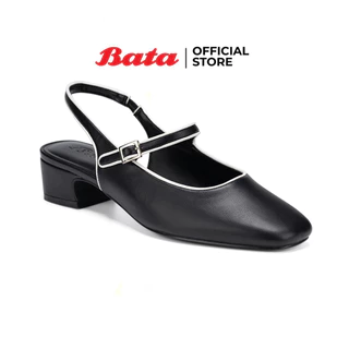 Bata บาจา รองเท้าส้นสูงเปิดส้น สูง 1.5 นิ้ว สำหรับผู้หญิง รุ่น MEMPHIS35 สีดำ 6316384 สีนู้ด 6318384
