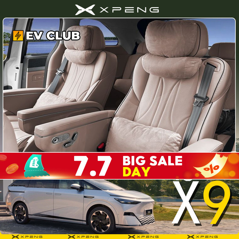 Xpeng X9/Xiaopeng X9 2024/2025 หมอนรองคอ พนักพิงหลัง เอว รองรับเบาะนั่งรถยนต์พิเศษ