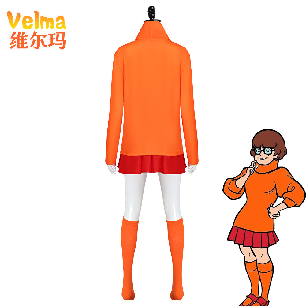 ชุดคอสเพลย์ Wilma จาก Scooby-Doo สำหรับฮาโลวีน พร้อมเสิร์ฟทั้งชุด!