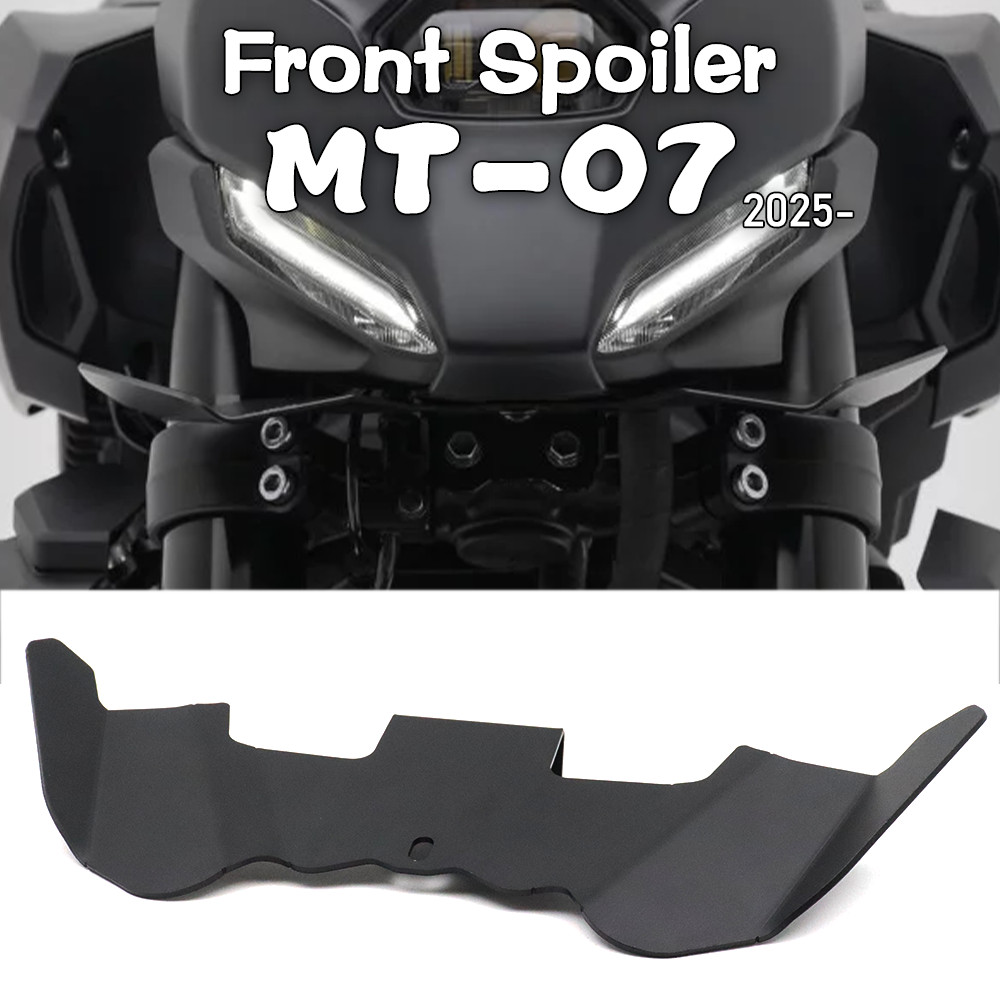 Gสําหรับ YAMAHA MT-07 2025 รถจักรยานยนต์ด้านหน้าสปอยเลอร์ชุด MT07 MT 07 อุปกรณ์เสริม Downforce Wingl