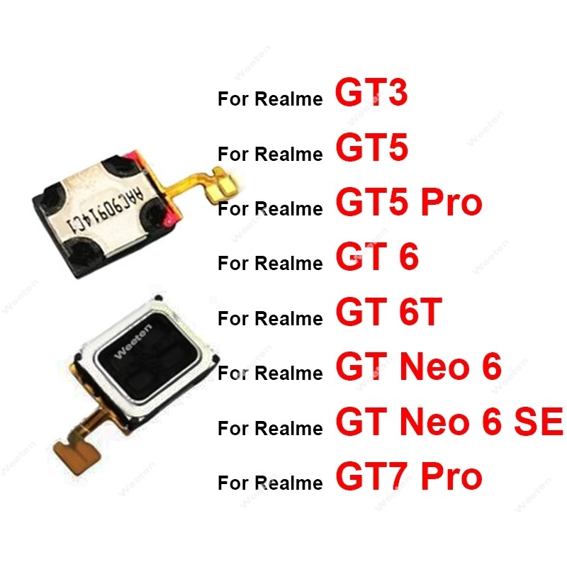 สําหรับRealme GT3 GT5 GT 5 Pro GT 6 6T Neo6 Neo 6 SE GT7 PRO 5GหูฟังลําโพงTop EarpieceลําโพงFlex Cab