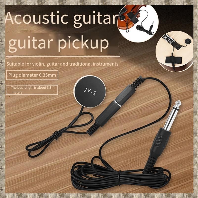 [uktyltui123.ไทย] กีต้าร์โปร่ง Soundhole Pickups -1 กีต้าร์โปร่ง Pickup EQ Sound Hole Pickup สําหรับ