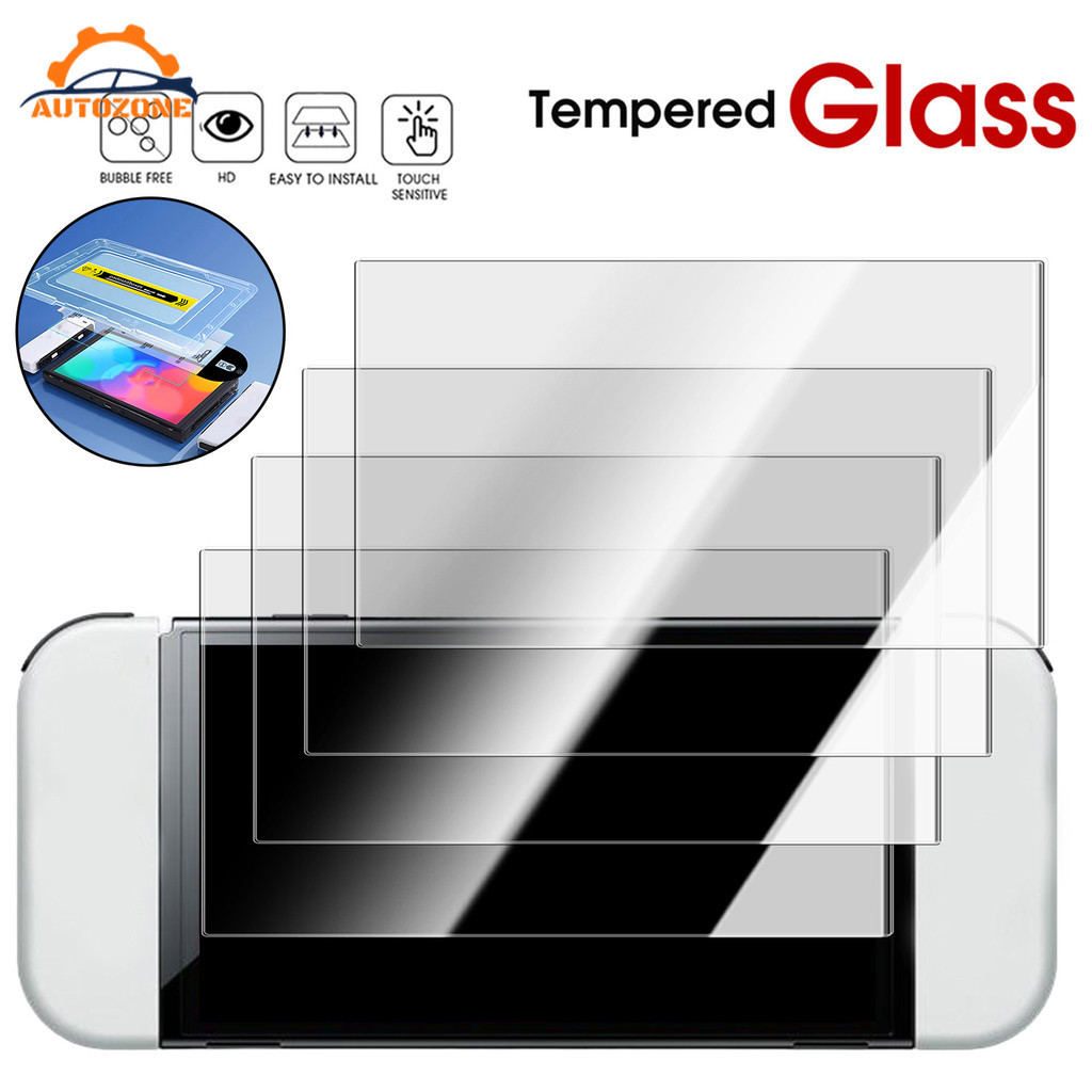 [3C&Auto]ฟิล์มกันรอยหน้าจอกระจกนิรภัย 9H สําหรับ Nintendo Switch 2 | ความคมชัด HD ป้องกันรอยขีดข่วน 