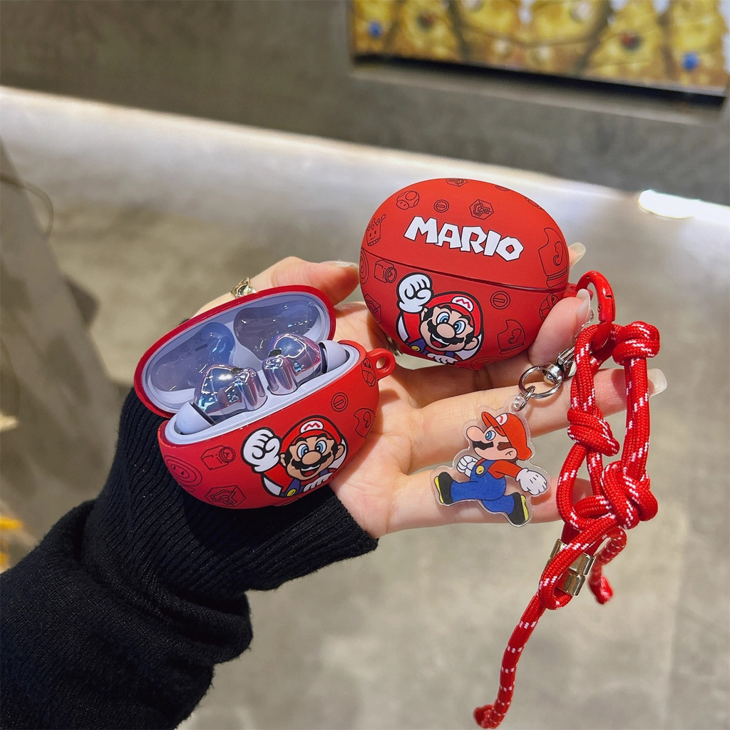 เคสหูฟัง Mario ฟรีคลิปสําหรับ Huawei freebuds6i เคสนิ่มป้องกัน freebuds se2 se3 การ์ตูนสนุก pro4 ป้องกันการตก 5i