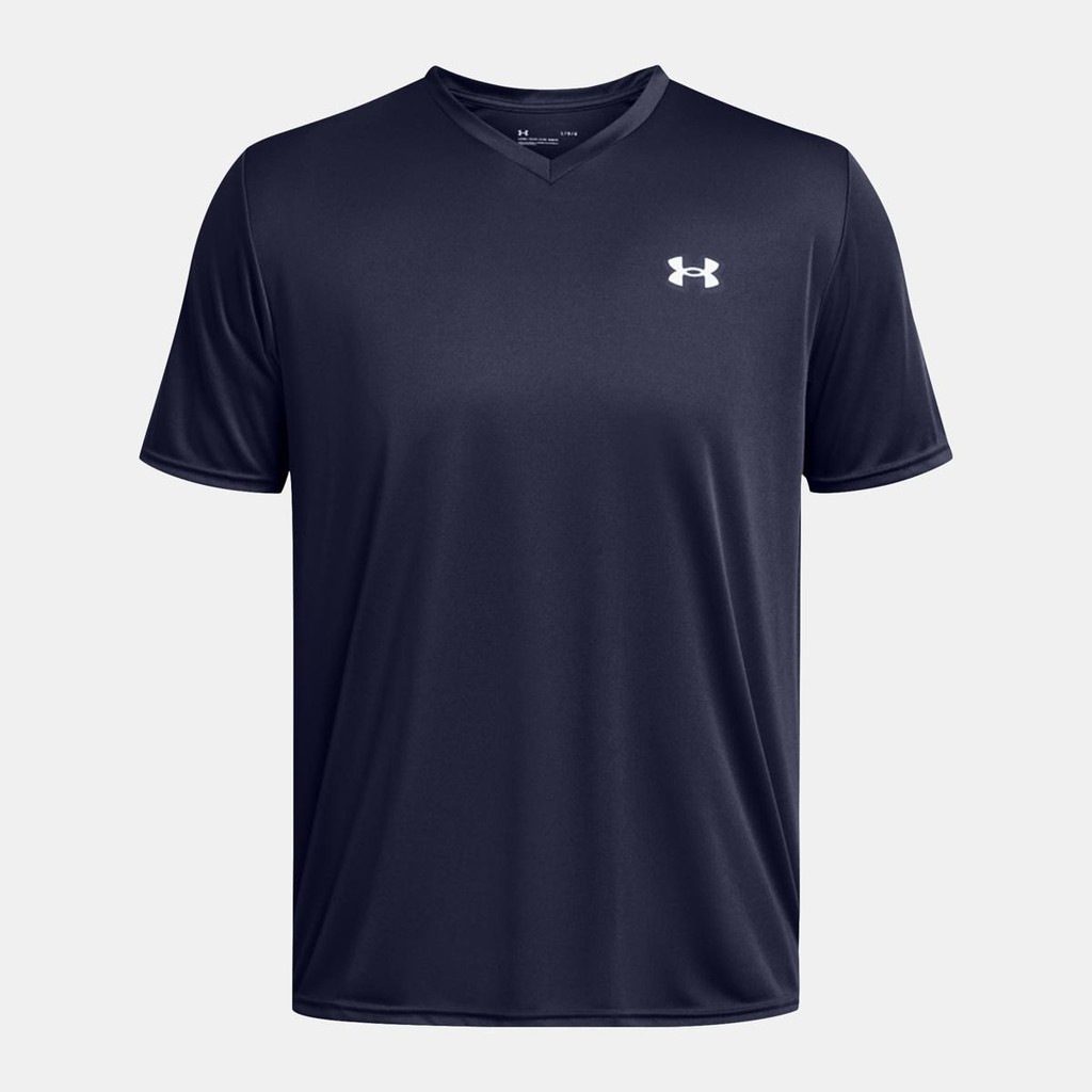 UNDERARMOUR เสื้อเทรนนิ่งคอกลมผู้ชาย รุ่น Velocity 2. SS Vneck /1327969 (410)