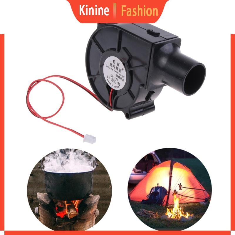 KIN 7530 พัดลมเป่าลม 5V 12V 24V การไหลของอากาศขนาดใหญ่ 3700R 2Pin XH2 54 สําหรับ BBQ Camping