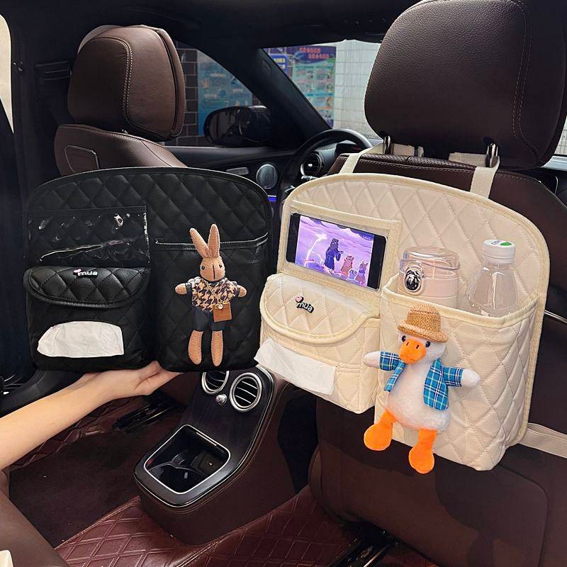 Creative New Car Seat Back Buggy Bag Cute Cartoon Car Organizer Artifact tpDZ