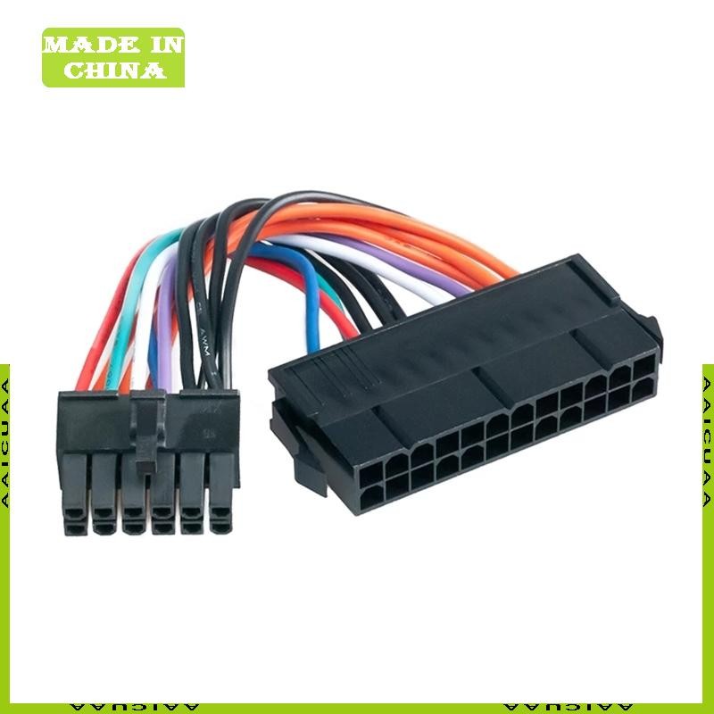 AA 10 ซม.ATX 24 พิน 12 พินอะแดปเตอร์สาย 24 P ถึง 12 P สําหรับ Acer Q87H3-AM สนับสนุน 1150 1151 เมนบอ