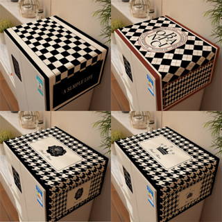 ผ้าคลุมตู้เย็น ผ้าคลุมตู้เย็นกันฝุ่น กันน้ำ มีช่องเก็บของสอง…