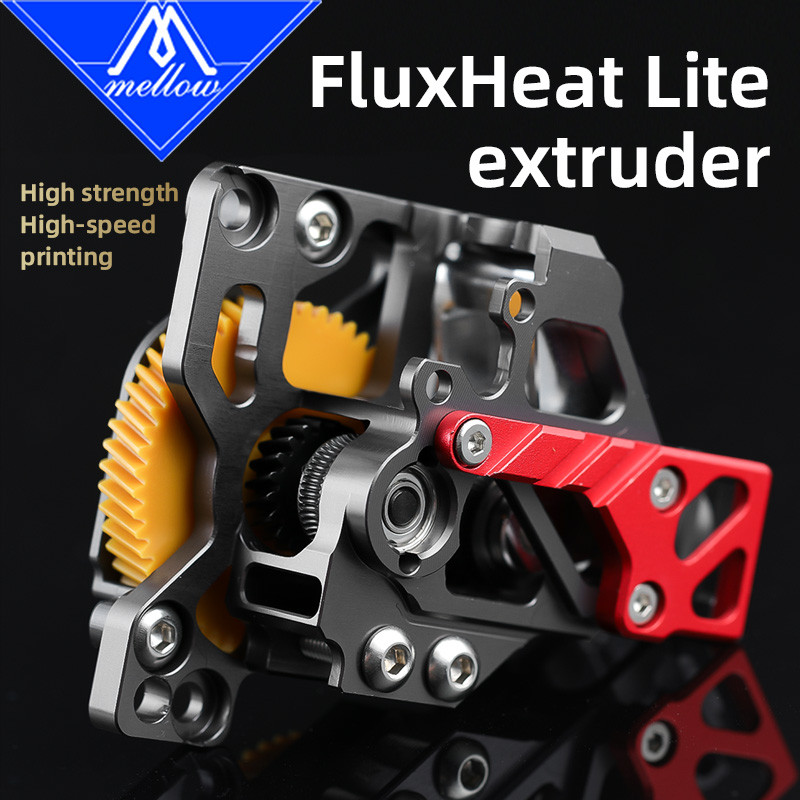 Mellow DIY CNC FluxHeat Lite Extruder & DLC BXX แข็งเกียร์เหล็กสําหรับอัพเกรดBambu Lab X1 X1C P1S 3Dเครื่องพิมพ์