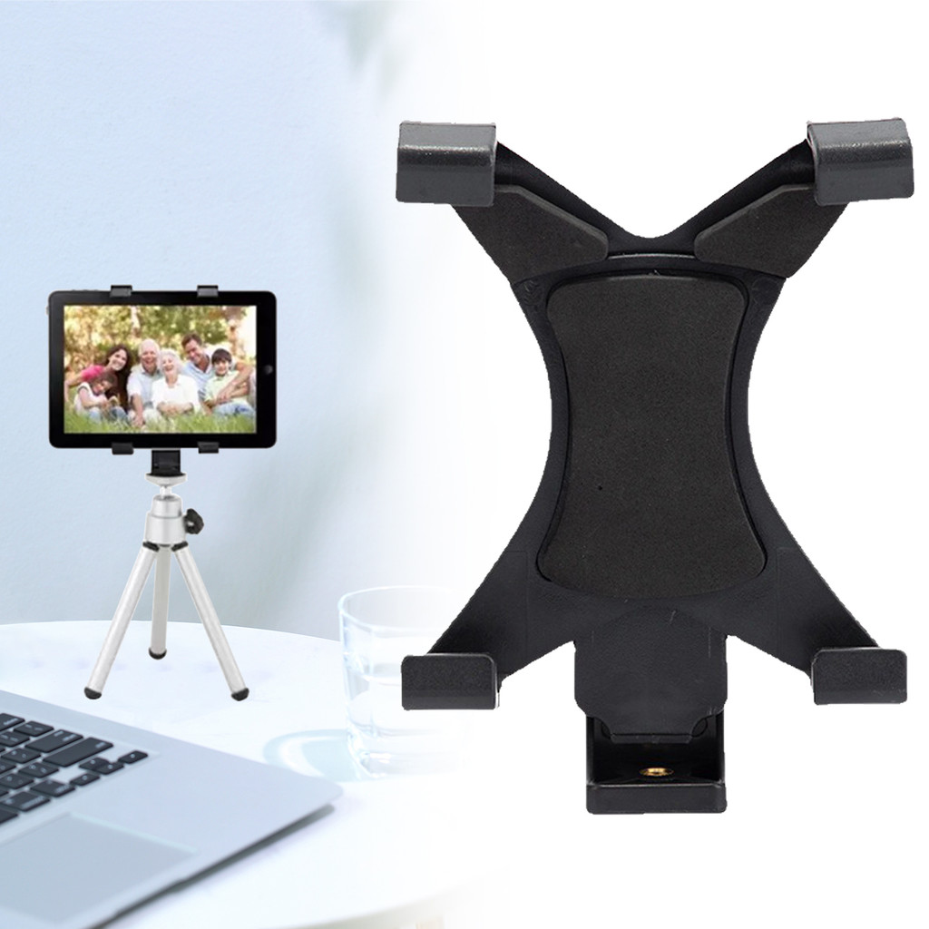 Layonora Universal แท็บเล็ตขาตั้งกล้อง Mount Clamp พร้อมอะแดปเตอร์สายไฟสําหรับ Ipad แท็บเล็ตที่วางโทรศัพท์