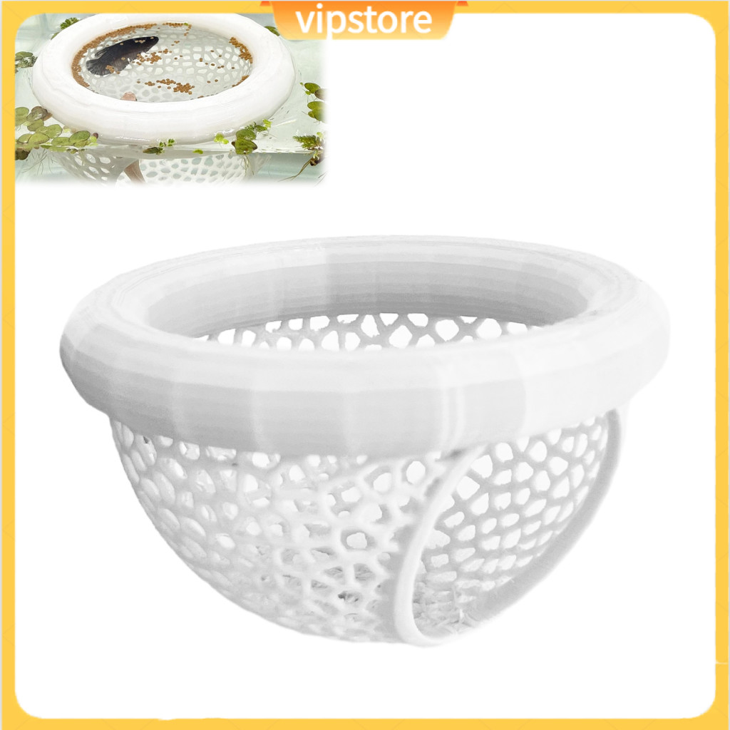 (VIP) ปลาและกุ้ง Safe Aquarium Decor 3d พิมพ์ Betta ถ้ําปลา 3d พิมพ์ลอย Betta Cave Hammock Feeder แห