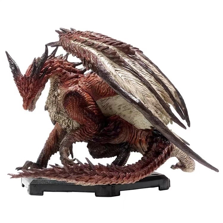 ในสต็อก monster hunter monster hunter boardgame CAPCOM Monster Hunter คําสาปน้ําแข็ง Dragon Huang Black Dragon 10-12 ซม. โมเดลฟิกเกอร์