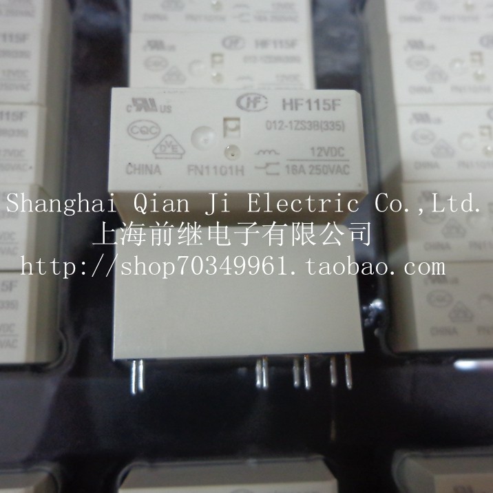 ยี่ห้อใหม่ Original Macro HF115F 012-1ZS3B (335) 12VDC ชุดเดี่ยว 8 Pins 16A รีเลย์