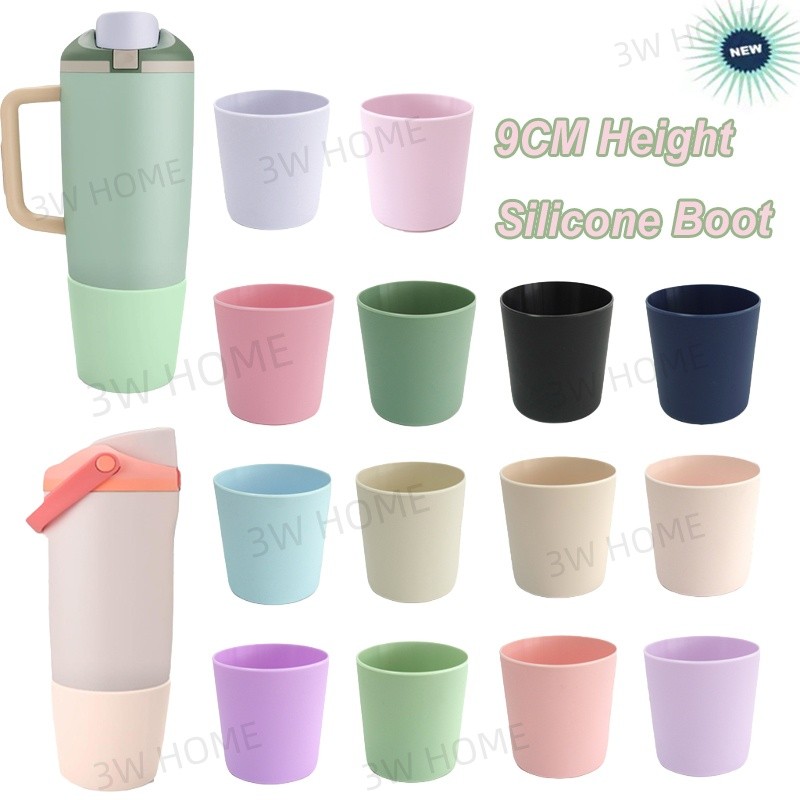 ใหม่ Higher ซิลิโคน Boot สําหรับ Owala 30oz & 40oz FreeSip Sway Tumbler ลื่น,ใช้งานร่วมกับ Stanley 30oz & 40oz Tumbler ป้องกันซิลิโคนฝาครอบ Tumbler ซิลิโคนด้านล่าง