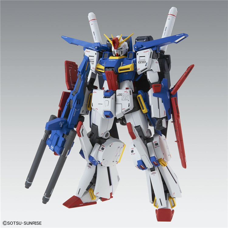 พร้อมสต็อก Bandai 1/100 MG MSZ-010 ZZ Gundam Ver.Ka Card Version ZZ Assembly Model