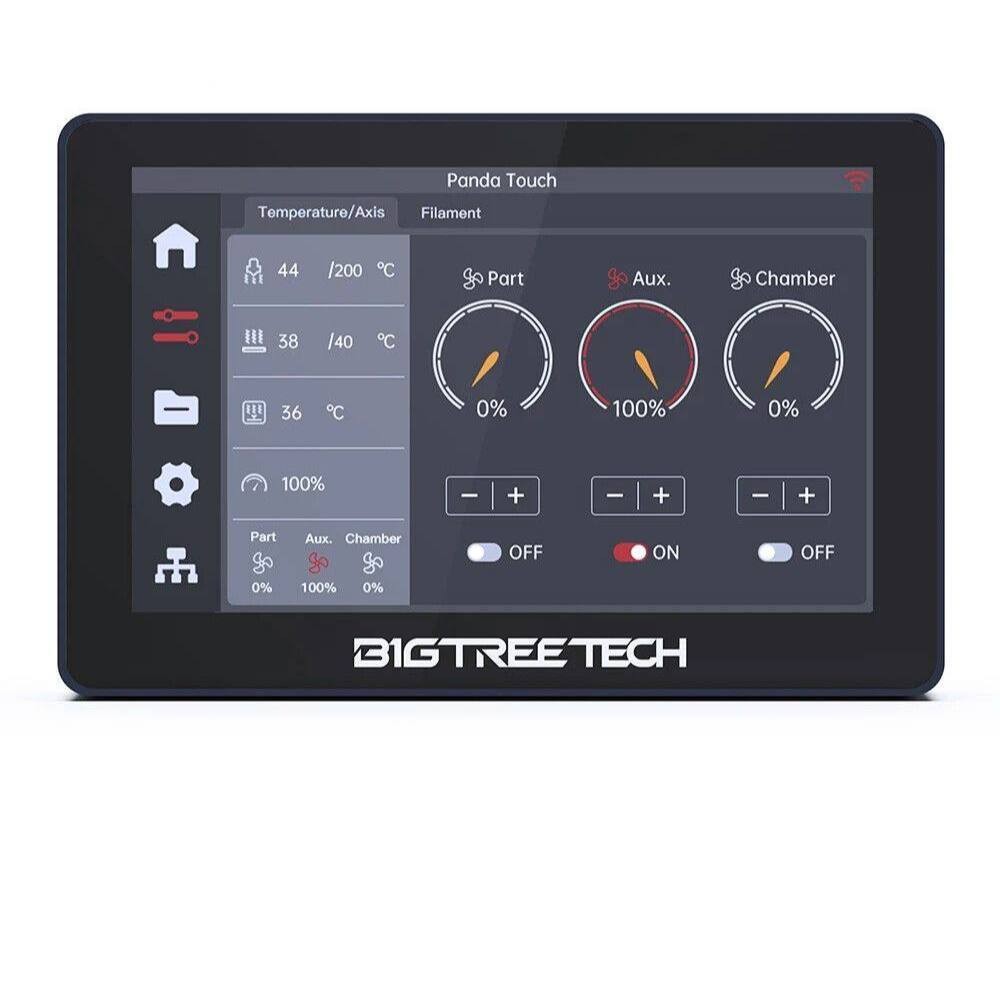 BIGTREETECH Panda Touch 5 นิ้วหน้าจอสัมผัส Wifi จอแสดงผลสําหรับ Bambulab P1P P1S MultiPrinter ควบคุม
