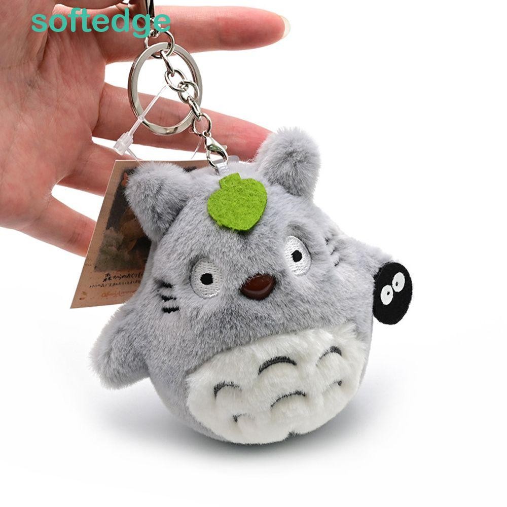 ซอฟท์ขอบ​ Totoro ของเล่นตุ๊กตาเด็ก Soft kawaii Totoro พวงกุญแจตุ๊กตาตุ๊กตาแหวนกระเป๋าเครื่องประดับสี