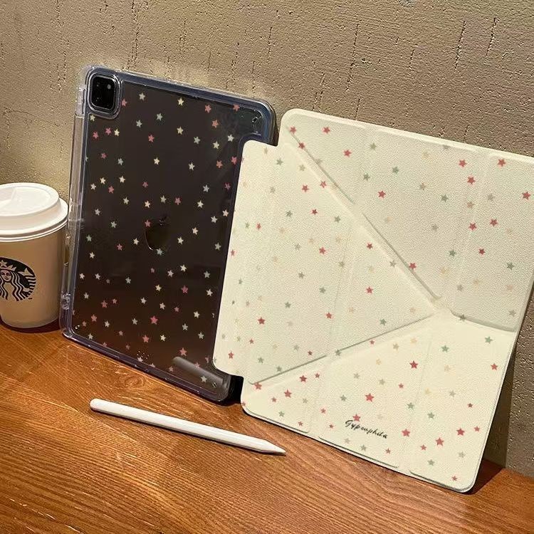 เคส IPad สามพับสไตล์ Mini4 Air1 5th Gen7/Gen8/Gen9 Air7 2024 pro Gen10 Gen11 A16 Gen5/Gen6 Mini5 Air2 Air6 Mini6 M3/m2 Air5