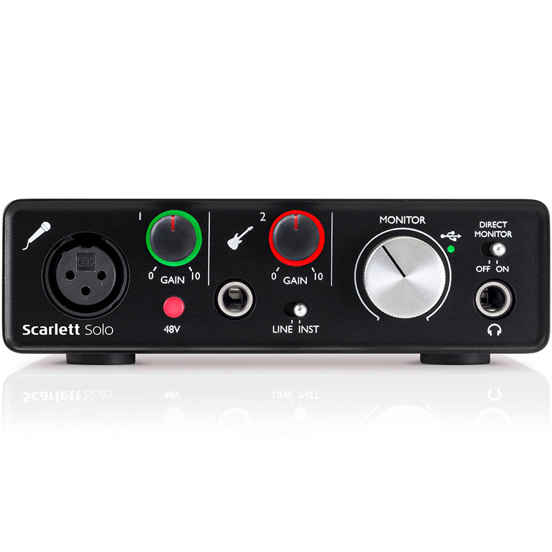 Focusrite Focusrite Scarlett Solo Professional ภายนอก USB Audio Interface การ์ดเสียงบันทึก