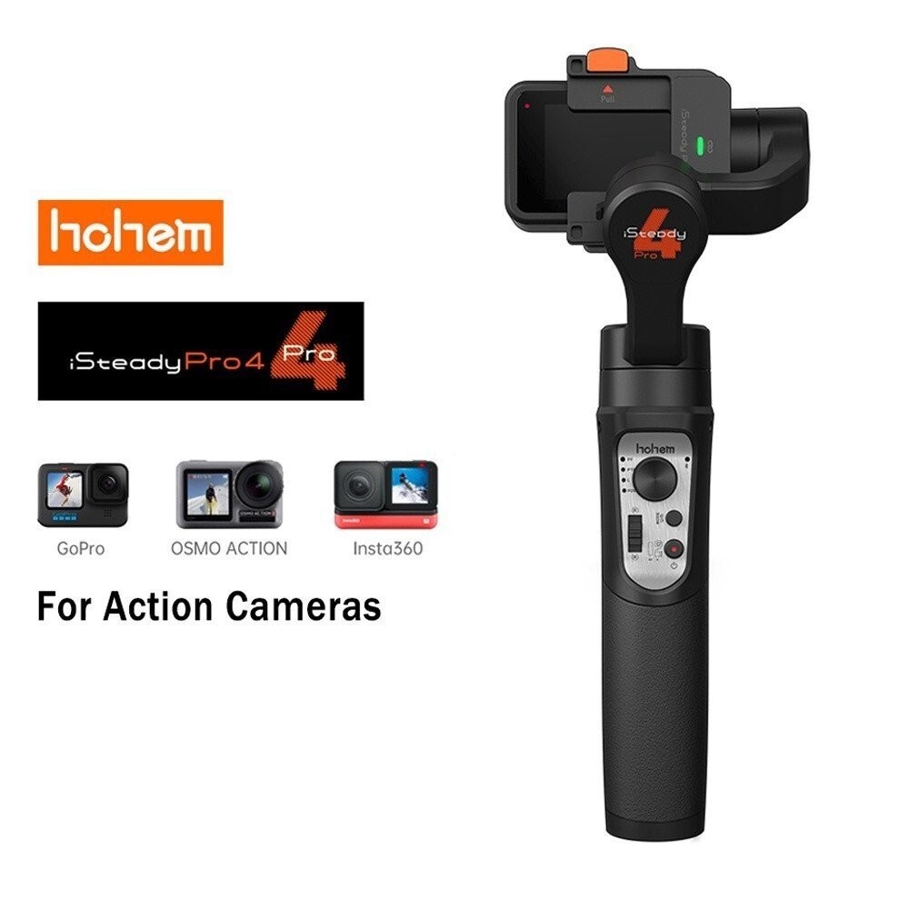 Hohem iSteady Pro 4 3 แกนกล้องแอ็คชั่นมือถือ Gimbal Stabilizer สําหรับ Gopro Hero 10/9/8/7/6/5/4/3Dj