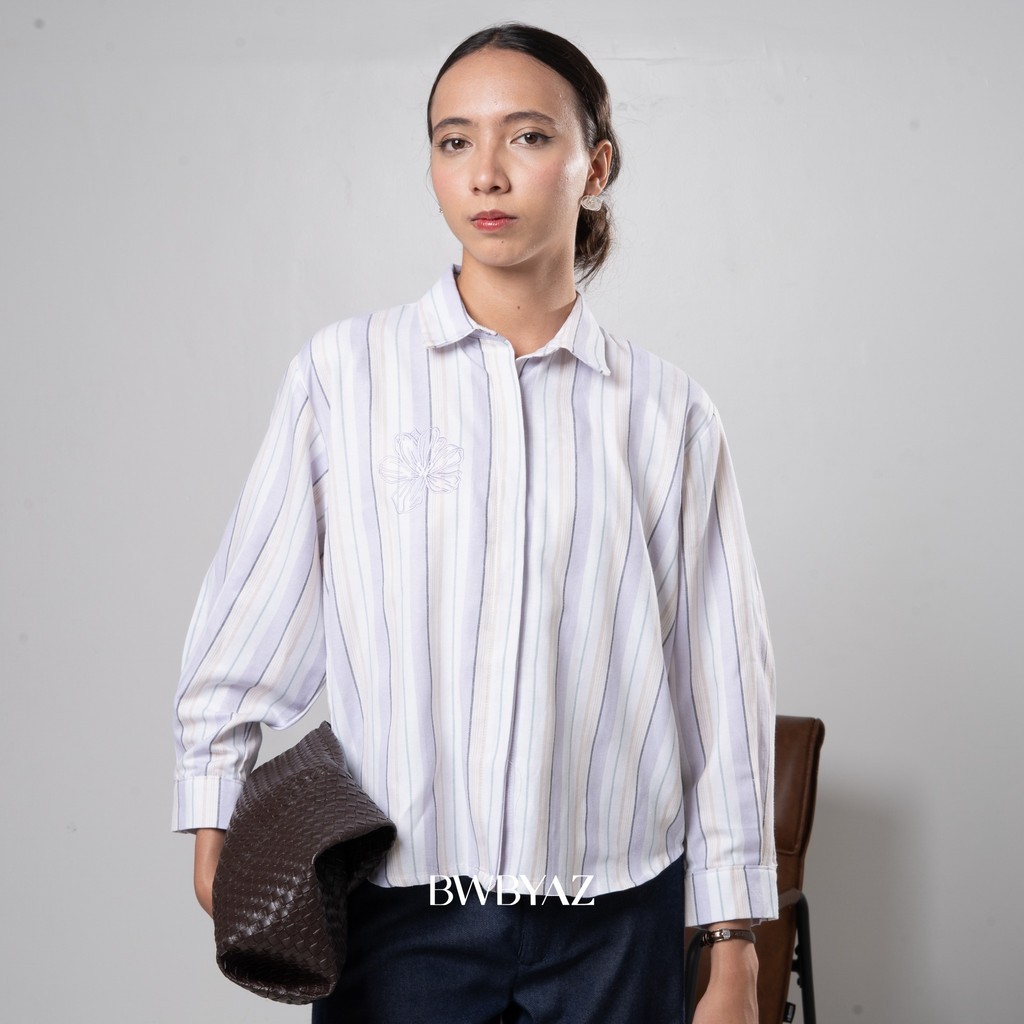 BWBYAZ - เสื้อเชิ้ต OLLIE EMBROIDERY