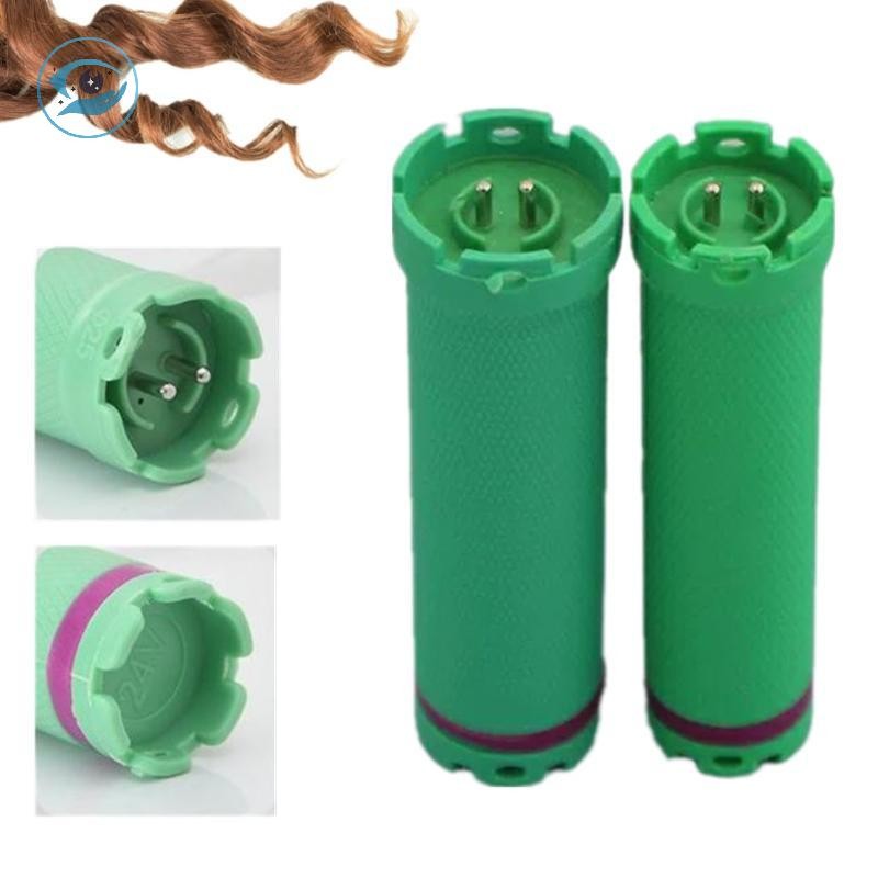 [Smw] 110 มม.24V ดิจิตอลผม Hot Perm Rods ไฟฟ้า Heated Curlers บาร์ลูกกลิ้งหยักร้านทําผมตัดผม Curling