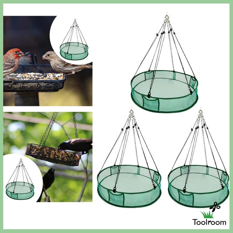 [ห้องเครื่องมือ] Seed/Shell Catcher สําหรับนก Feeders Station Birdseed Hoop สําหรับสวนกลางแจ้ง Backy