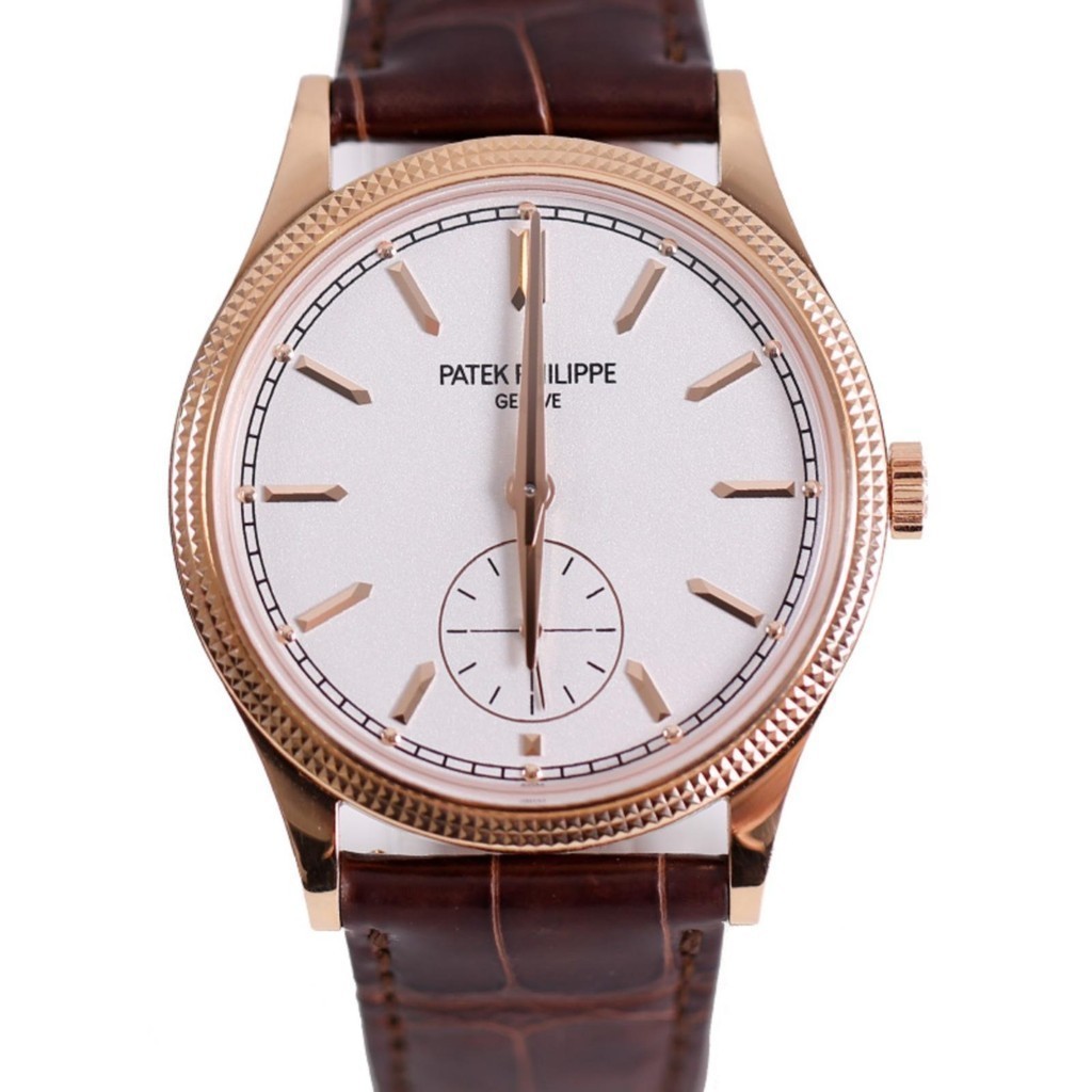 Patek Philippe Philippe Philippe 6119R Paris Stud นาฬิกาผู้ชาย Rose Gold Manual Mechanical นาฬิกาที่