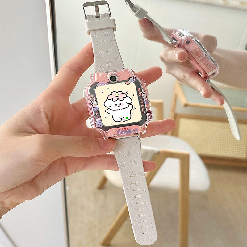 เหมาะสําหรับ Genius z6s สายนาฬิกาโทรศัพท์ z11/z10z9/z8/z7 สายรัดข้อมือซิลิโคนเหลว Universal Q1A เด็ก