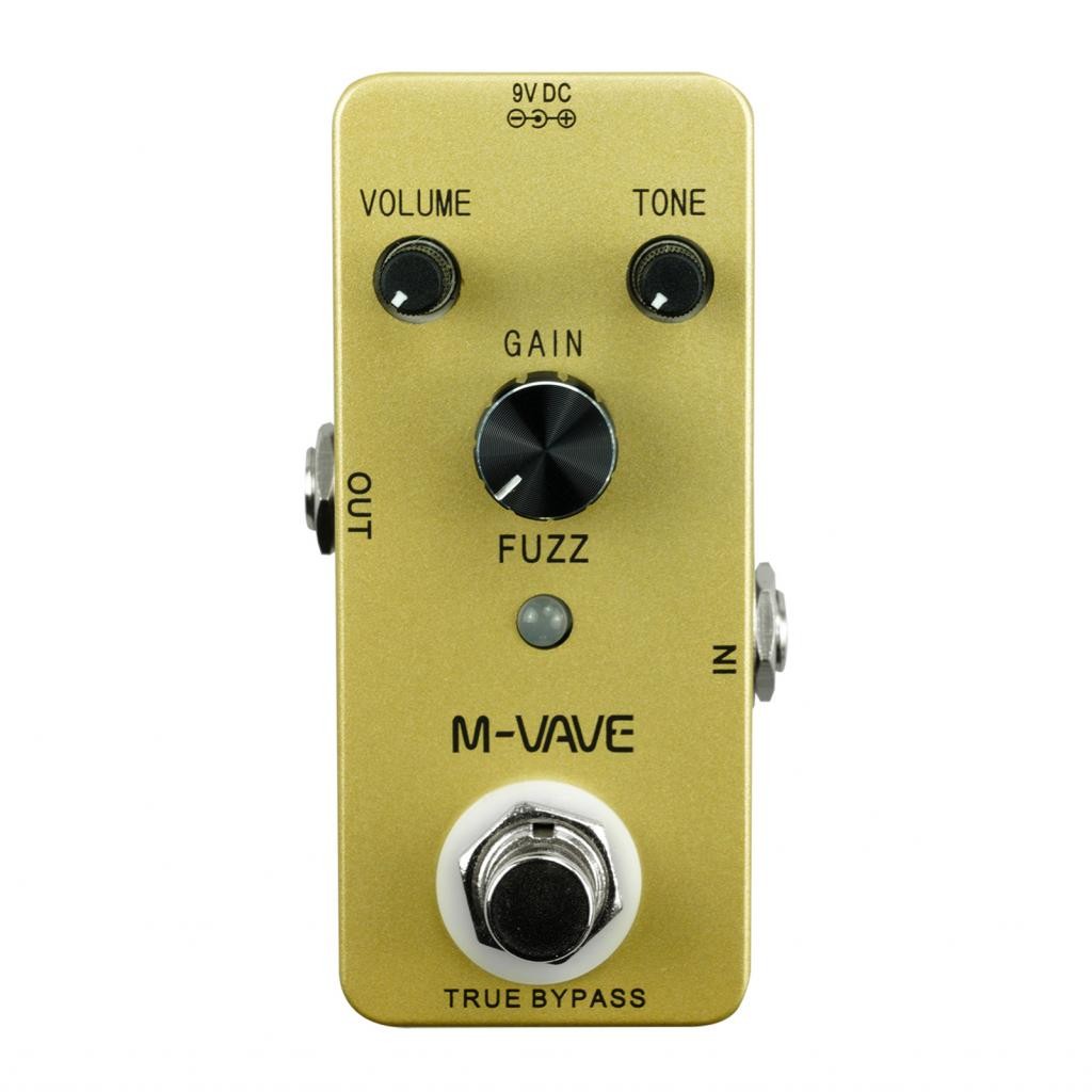 Yimeni-th M-Vave Fuzz Vintage Fuzz Fuzz Effect Effect Pedal Zinc Alloy Shell Bypass จริง
