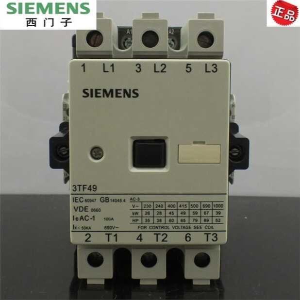 คอนแทคเตอร์ AC 3TF49 ของแท้จาก Siemens 3TF49 22-0XM0 AC380V 100A