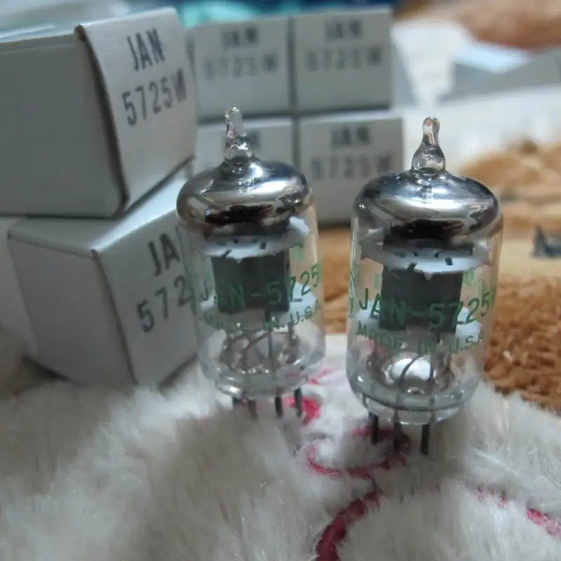 ใหม่ Original Box GE 5725 JAN Tube อัพเกรด 6J16AK5EF955654403 403B ไฮไฟเสียงวาล์วอิเล็กทรอนิกส์หลอดเ