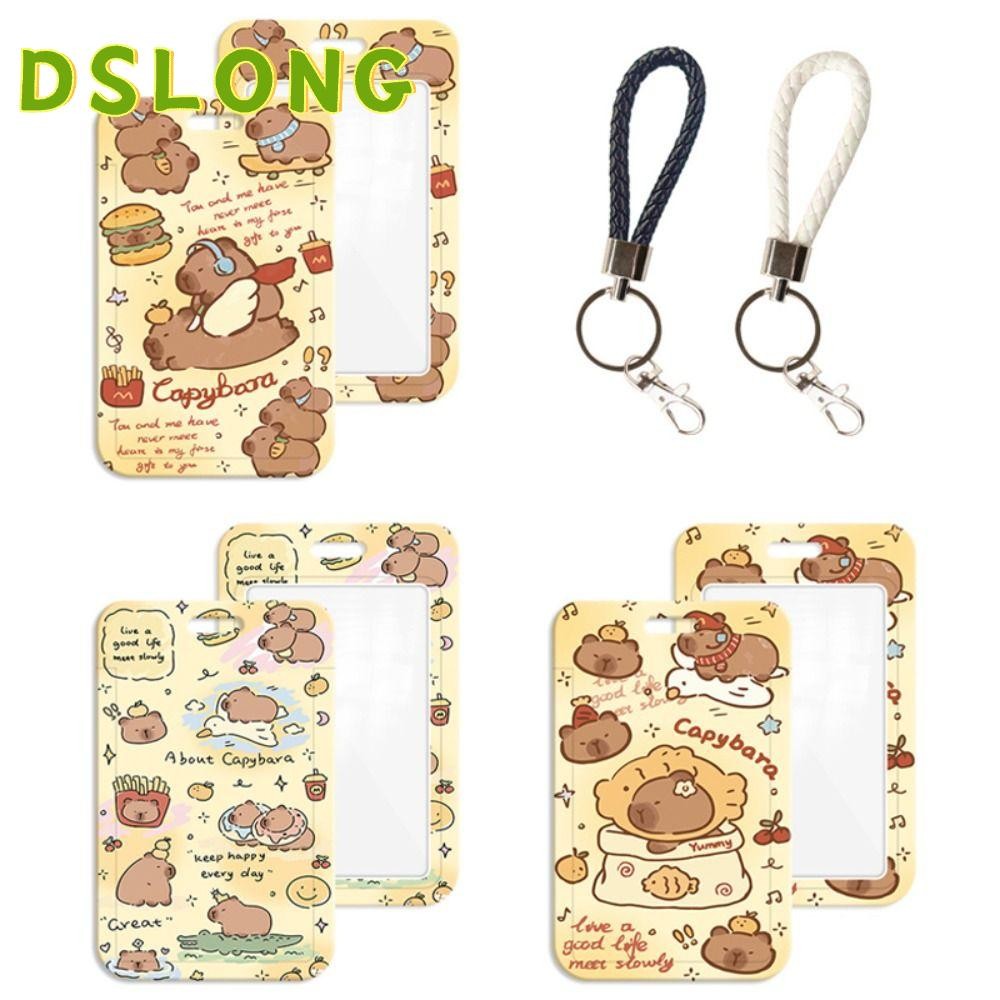 ฝาครอบเก็บบัตรDSLlong พลาสติก สำหรับบัตรเครดิตและID ของขวัญมัลติฟังก์ชันน่ารัก