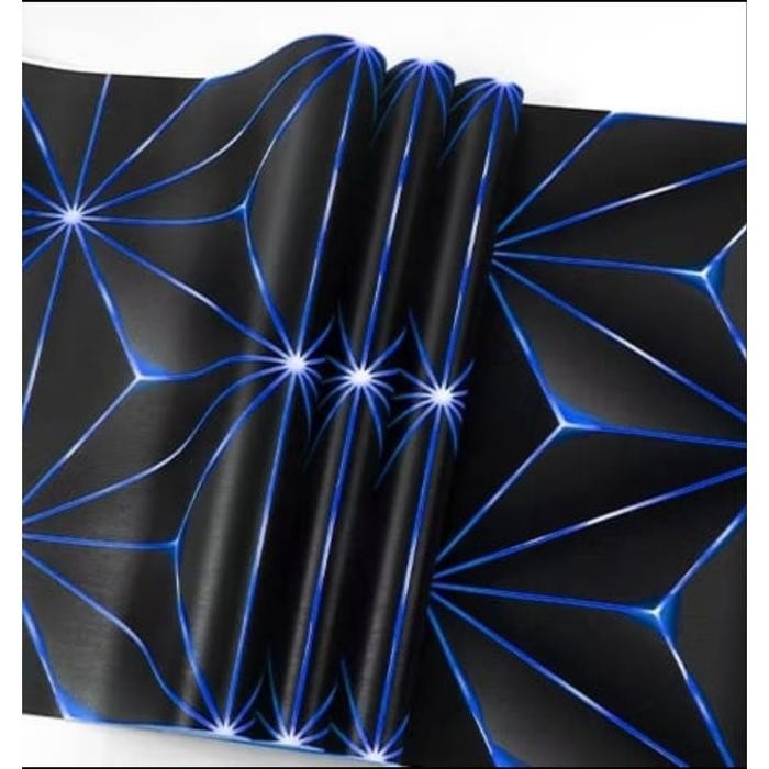 3D gem motif สติ๊กเกอร์ติดผนังวอลเปเปอร์ 8m x 45cm เหมาะสําหรับ dstudio/room ใหม่