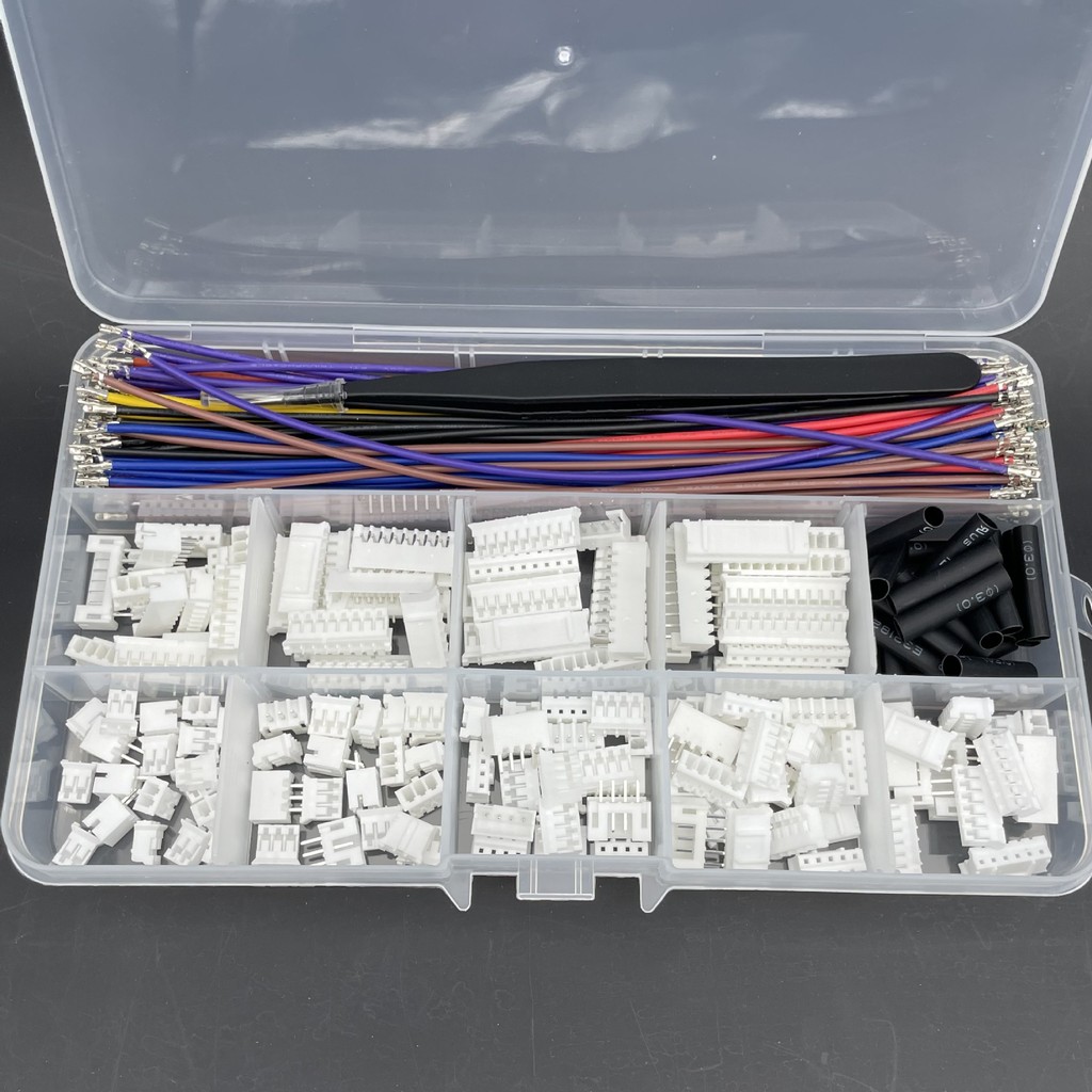 PH2.0 ชุดซ็อกเก็ตขั้วต่อ Pre-Crimp พร้อมสายเคเบิล2345678910เปลือกเข็ม 22AWG 2.0mm