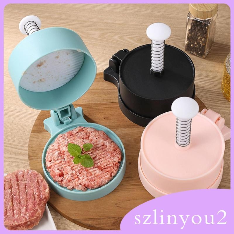 [szlinyou2] Burger Press เครื่องมือในครัวเรือนแฮมเบอร์เกอร์ Patty Maker สําหรับบาร์บีคิวทําอาหารสเต็ก