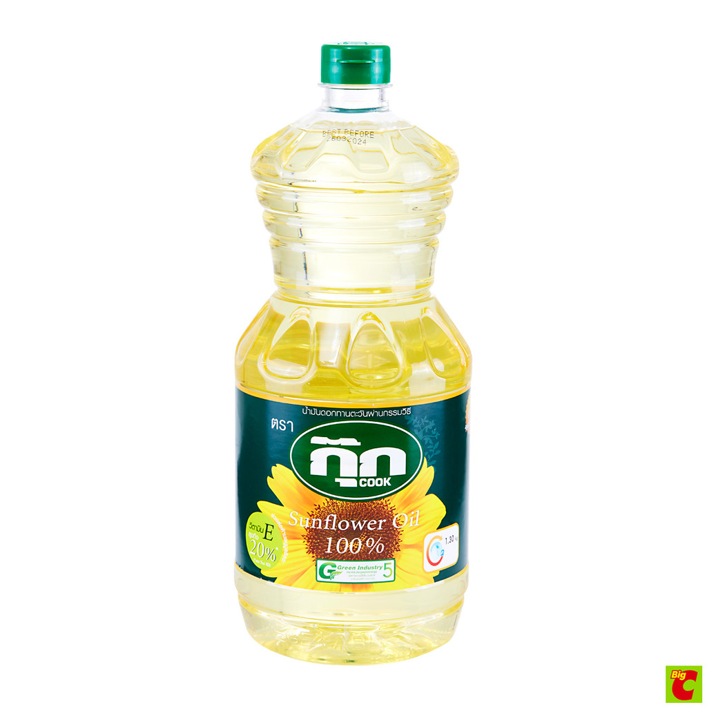 กุ๊ก น้ำมันดอกทานตะวัน ขนาด 1.9 ลิตร