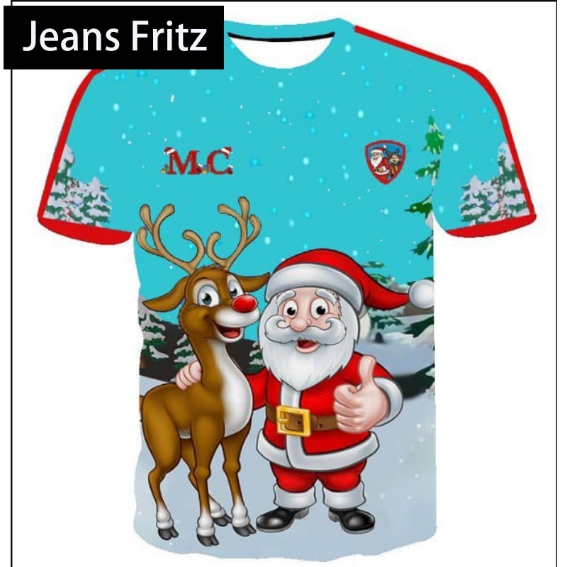 เสื้อคริสต์มาสใหม่ Santa & Rudolf