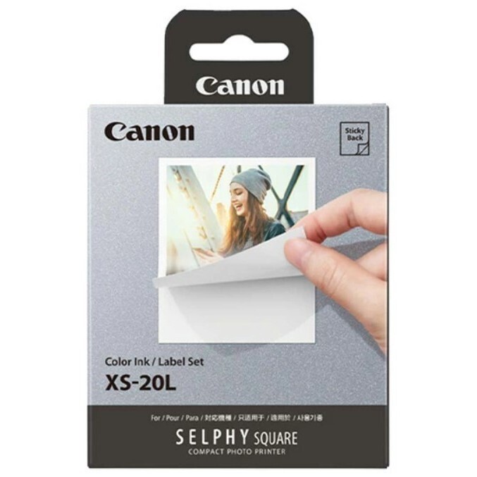 หมึกและกระดาษ Canon XS20L สําหรับ SELPHY SQUARE QX10/QX20