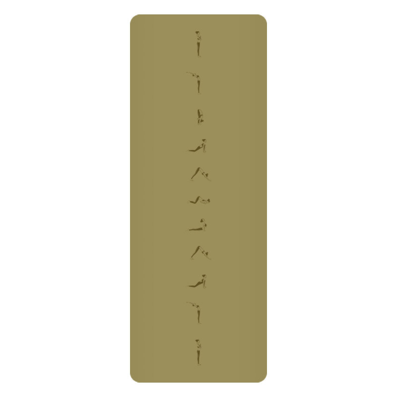 แผ่นโยคะ แผ่นรองออกกําลังกาย เสื่อโยคะ เสื่อยางธรรมชาติสำหรับโยคะ ขนาด 5 มม. กันลื่น ดูดซับเหงื่อ เหมาะสำหรับการออกกำลังกายทั้งเมื่อแห้งหรือเปียก