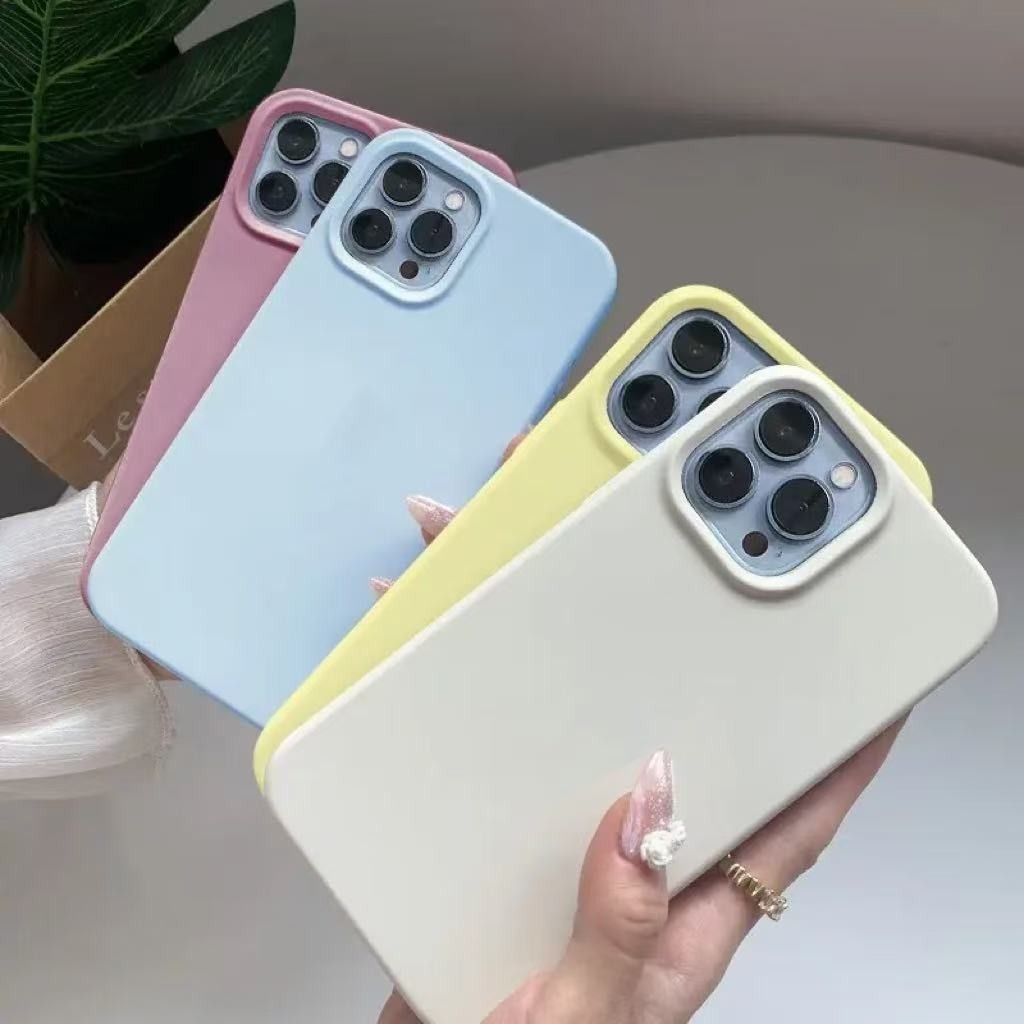 [ส่งจากไทย]เคสสำหรับไอโฟน iPhone 17 16 15 14 13 12 11 Pro Max 16 16Pro Max i15 15pro max 14plus เคสซิลิโคน Silicone Cover Case บกำมะหยี่ กันเปื้อน เคสลบรอยได้